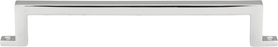 Campaign Bar Pull 6 5/16'' cc Polished Chrome 387-CH