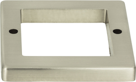 Tableau Square Base 1 13/16'' Brushed Nickel 393-BN