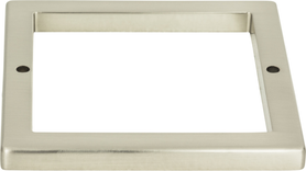 Tableau Square Base 3'' Brushed Nickel 395-BN