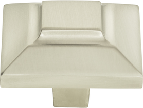 Trocadero Large Square Knob 1 1/2'' Brushed Nickel 4002-BRN