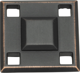 Craftsman Modern Square Knob 1 5/16'' Venetian Bronze 4007-VB