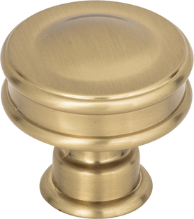 Oskar Knob 1 1/4'' Warm Brass A100-WB