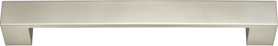 Wide Square Pull 7 9/16'' cc Brushed Nickel A825-BN