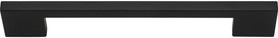 Thin Square Pull 7 9/16'' cc Matte Black A826-BL