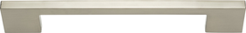 Thin Square Pull 7 9/16'' cc Brushed Nickel A826-BN