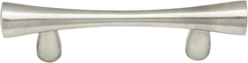 Stainless Steel Fluted Pull 2 1/2'' cc A850-SS