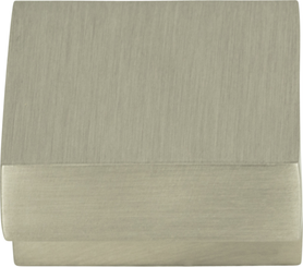 Successi Small Square Knob 5/8'' cc Brushed Nickel A865-BN