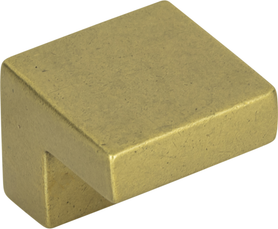 Successi Small Square Knob 5/8'' cc Vintage Brass A865-UB