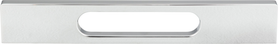 Level Pull 6 5/16'' cc Polished Chrome A888-CH