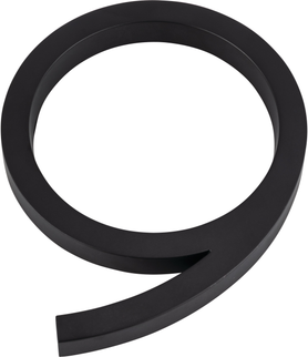 Modern Avalon #9 6'' Matte Black AVN9-L-BL