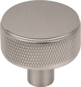 Garrison Burnham Round Knob 1 1/4'' Brushed Satin Nickel TK3230BSN