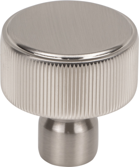 Garrison Dempsey Round Knob 1 1/4'' Brushed Satin Nickel TK3250BSN