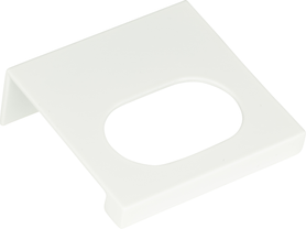 Edge Pulls Modern Square 1 1/4'' cc Finger Pull 364-WG