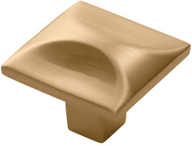 Crest Collection Knob 1-1/4'' Square Champagne Bronze Finish H076127-CBZ