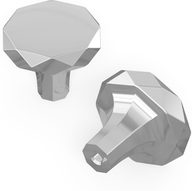 Karat Collection Knob 1-1/4'' Diameter Chrome Finish H077839CH