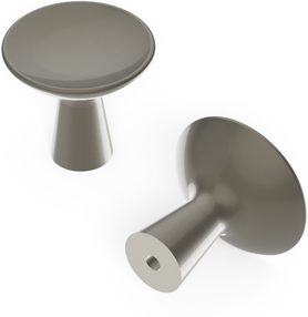 Maven Collection Hook Knob 2-5/16'' Diameter Satin Nickel Finish H078782SN