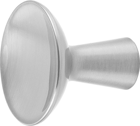 Maven Collection Hook Knob 2-5/16'' Diameter Satin Nickel Finish H078782SN