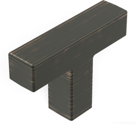 Skylight Collection T-Knob 1-5/8'' x 3/8'' Vintage Bronze Finish HH079668-VB