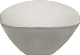 Wisteria Collection Knob 1-7/16'' x 11/16'' Satin Nickel Finish HH74641-SN