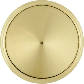 Metropolis Collection Knob 1-1/2'' Diameter Polished Brass Finish P114-3