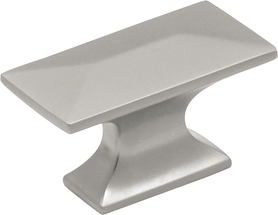 Bungalow Collection Knob 1-3/4'' x 15/16'' Pearl Nickel Finish P2151-PN