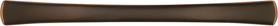 Euro-Contemporary Collection Pull 5-1/16'' cc Oil-Rubbed Bronze Highlighted Finish P2165-OBH