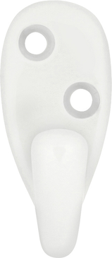 Hooks Collection Utility Hook Single 5/16'' cc White Finish P27100-W