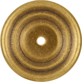 Manor House Collection Backplate Knob 1-7/8'' Diameter Lancaster Hand Polished Finish P282-LP