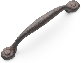 Refined Rustic Collection Pull 5-1/16'' cc Rustic Iron Finish P2998-RI