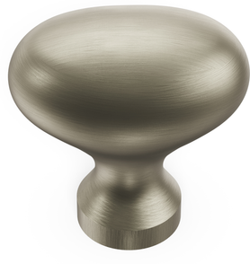 Williamsburg Collection Knob 1-1/4'' X 13/16'' Stainless Steel Finish P3054-SS