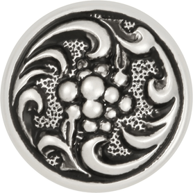 Altair Collection Knob 1-1/4'' Diameter Satin Antique Silver Finish P3094-SAS