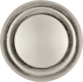 Deco Collection Knob 1-1/16'' Diameter Satin Nickel Finish P3102-SN
