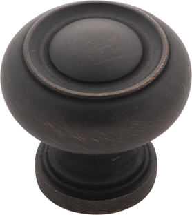 Cottage Collection Knob 1-1/4'' Diameter Vintage Bronze Finish P3151-VB