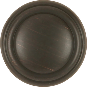 Bel Aire Collection Knob 1-1/8'' Diameter Vintage Bronze Finish P3464-VB