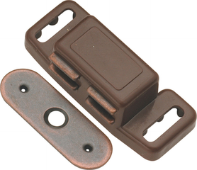 Catches Collection Magnetic Catch 1-1/2'' cc Statuary Bronze Finish P659-STB
