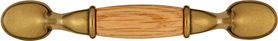 Woodgrain Collection Pull 3'' cc Lancaster Hand Polished & Oak Finish P749-OAK