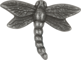 Natural Accents Collection Knob 2-3/16'' x 1-9/16'' Vibra Pewter Finish PA1512-VP