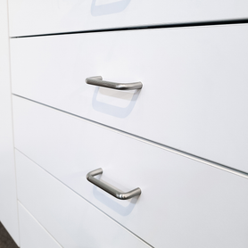 Wire Pulls Collection Pull 3-3/4'' cc Satin Nickel Finish PW596-SN