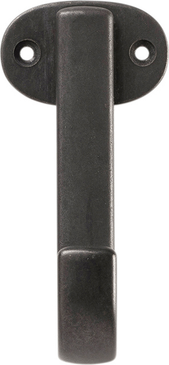 Euro-Contemporary Collection Single Prong Hook 4-3/4'' Long Black Iron Finish S077189-BI