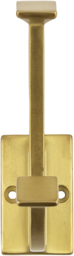 Skylight Collection Coat & Hat Hook 4-7/8'' Long Brushed Golden Brass Finish S077192-BGB