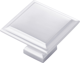 Studio II Collection Knob 1-1/2'' Square Chrome Finish B055577-CH