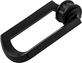 Bijou Astoria Collection Ring Pull 3-1/8'' x 1-3/4'' Matte Black Finish B056405-MB