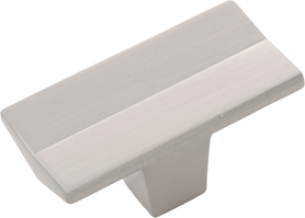 Avenue Collection Knob 2'' x 1'' Satin Nickel Finish B076087-SN