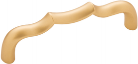Trellis Collection Pull 3-3/4'' cc Brushed Golden Brass Finish B076140-BGB