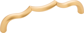 Trellis Collection Pull 5-1/16'' cc Brushed Golden Brass Finish B076141-BGB
