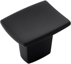 Channel Collection Knob 1-1/4'' x 1'' Matte Black Finish B076146-MB