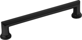 Facette Collection Pull 6-5/16'' cc Matte Black Finish B076542-MB