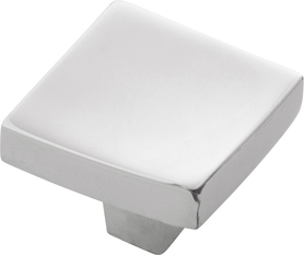 Flex Collection Knob 1-1/4'' Square Chrome Finish B076716-CH