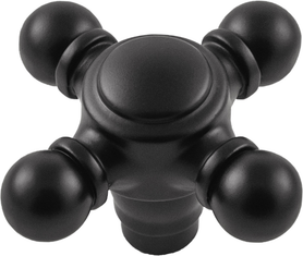 Fuller Collection Knob 2-1/8'' x 2-1/8'' Matte Black Finish B076809-MB
