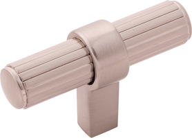 Sinclaire Collection T-Knob 2-3/8'' x 3/4'' Satin Nickel Finish B076886-SN